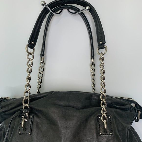 Maria Sharapova for Cole Haan Black Leather Purse - Picture 3 of 11